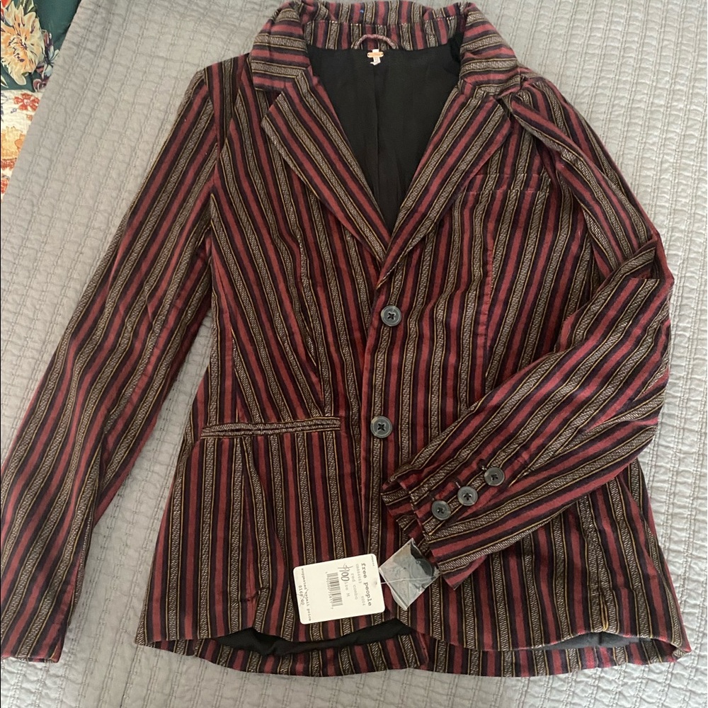 Free people velvet blazer
